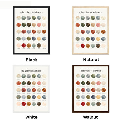 The Colors of Alabama  – Watercolor