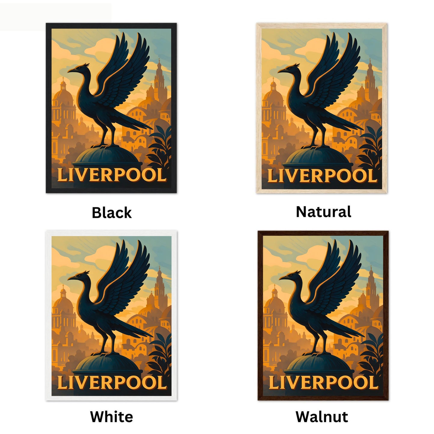 Liverpool Vintage Travel Poster - England