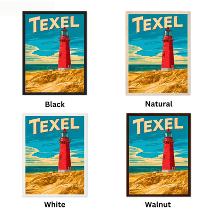 Texel Vintage Travel Poster
