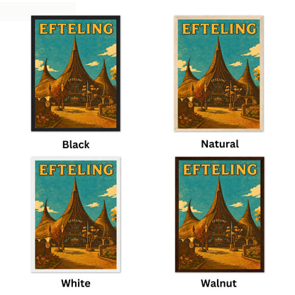 Efteling Vintage Travel Poster - Dreams and Dutch Legends