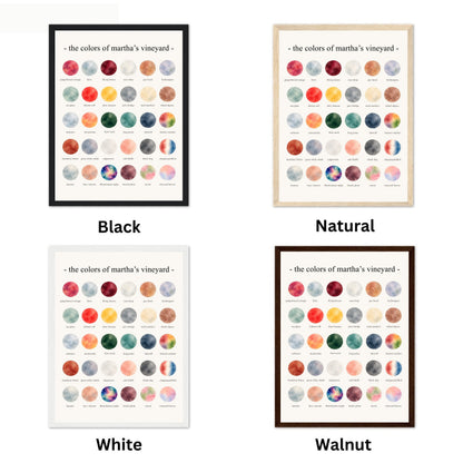 The Colors of Martha’s Vineyard - Watercolor Print