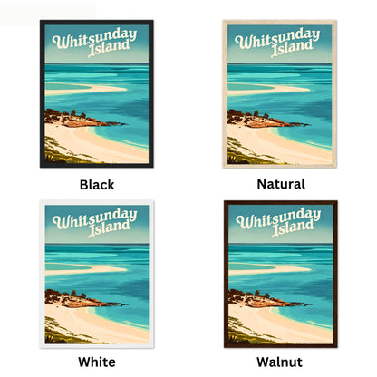 Whitsunday Islands Travel Poster