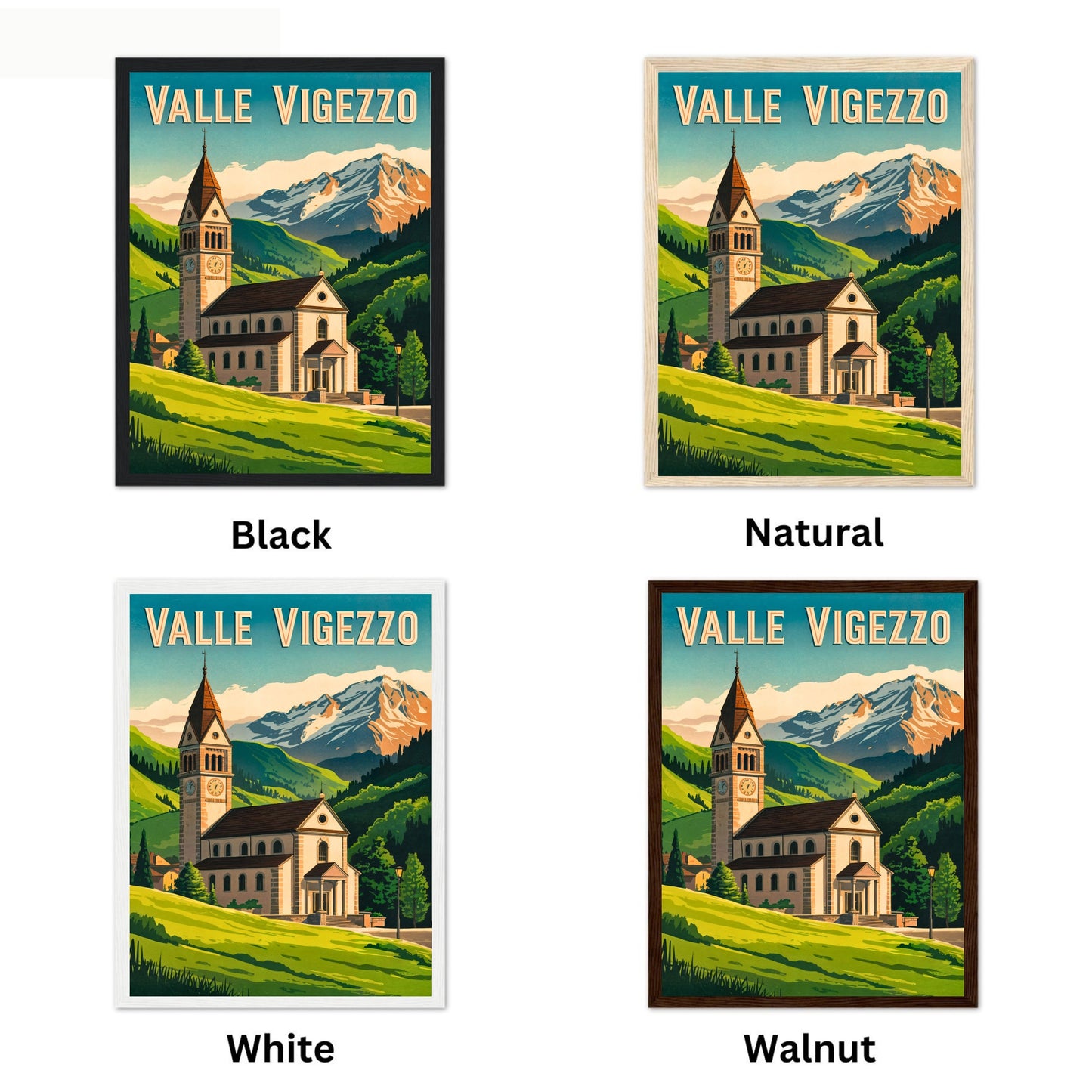 Valle Vigezzo Vintage Travel Poster - Nature’s Masterpiece