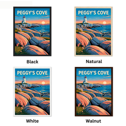 Peggy’s Cove Vintage Travel Poster