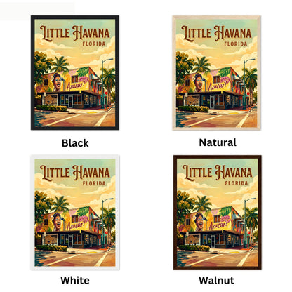 Little Havana Vintage Travel Poster -  Boulevard