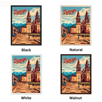 Durango, Mexico Vintage Travel Poster