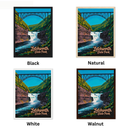 Letchworth State Park Vintage Travel Poster - New York