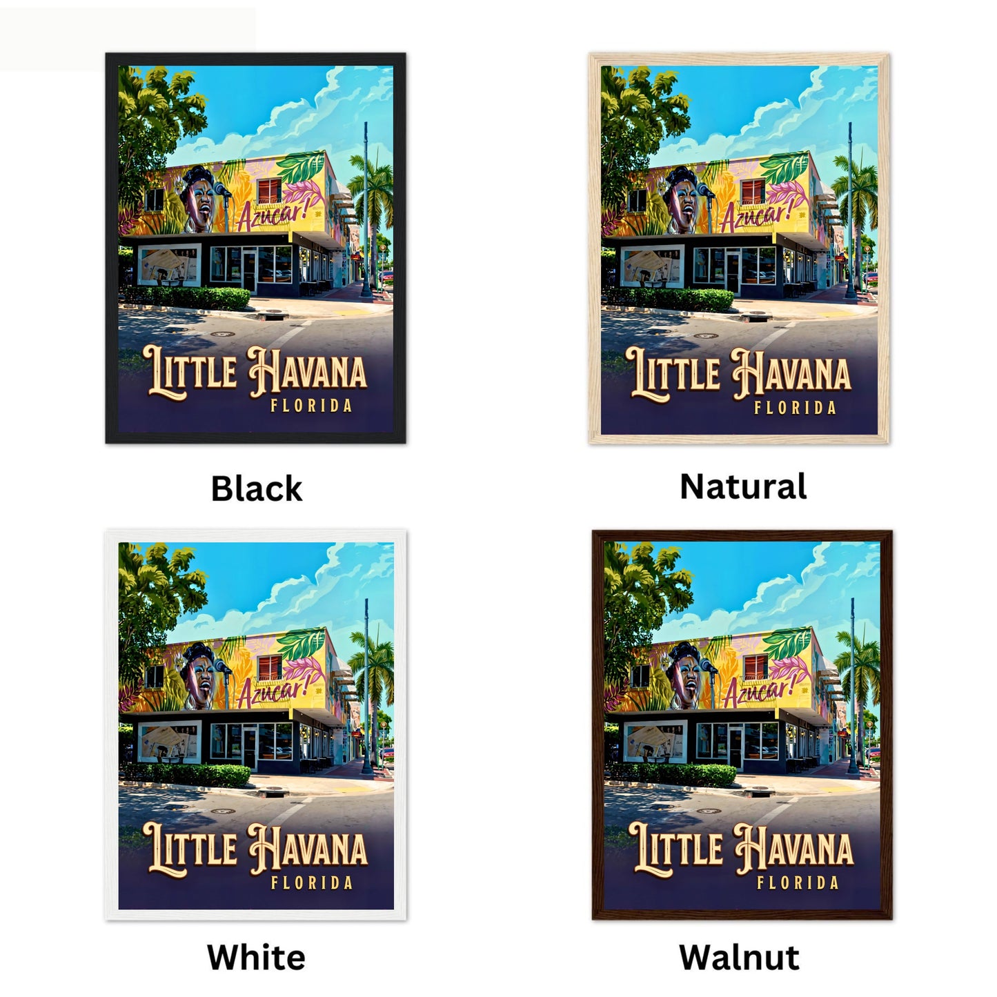 Little Havana Vintage Travel Poster -  Cultural Street