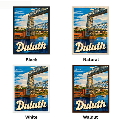 Duluth Vintage Travel Poster - Minnesota