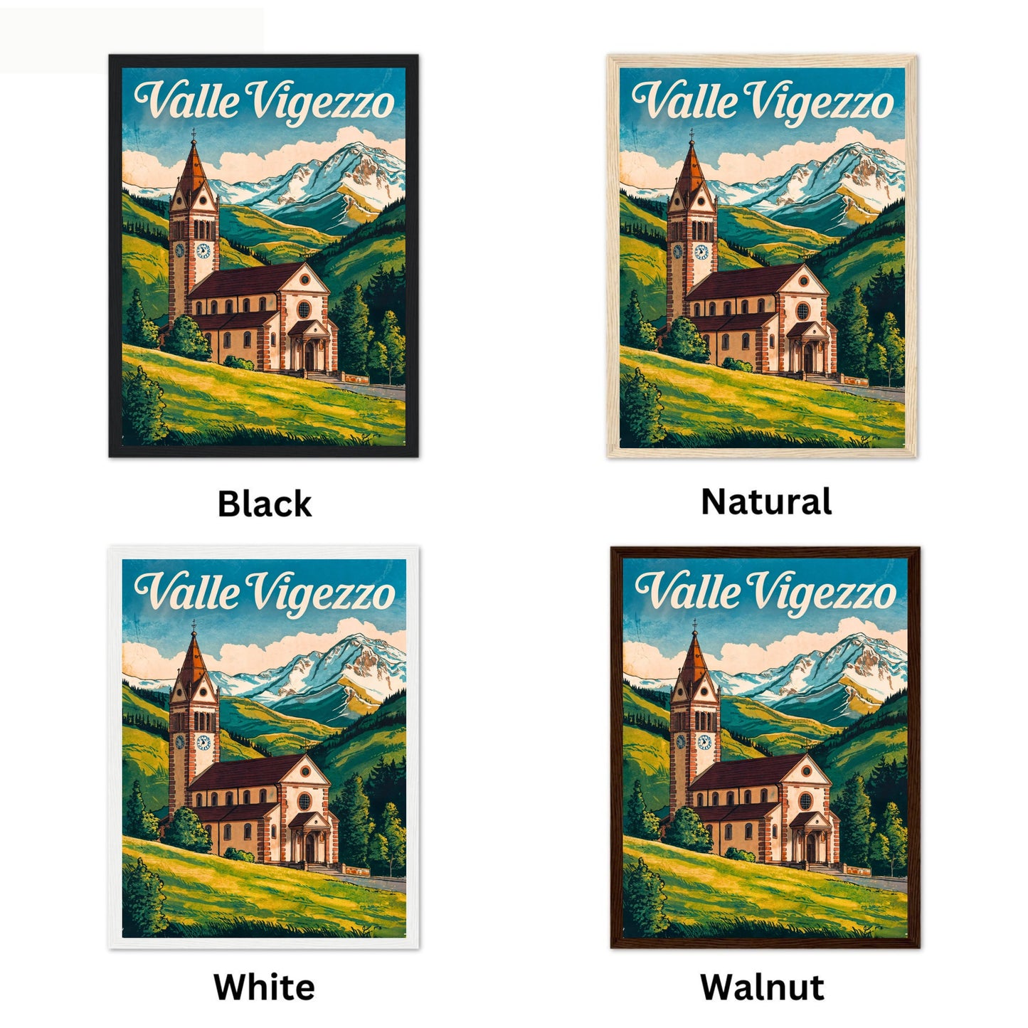 Valle Vigezzo, Italy Vintage Travel Poster - Timeless Alpine Beauty