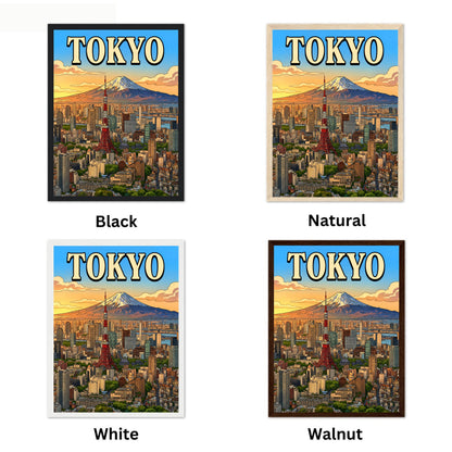Tokyo Vintage Travel Poster - Japan