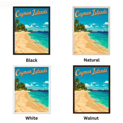 Cayman Islands Vintage Travel Poster