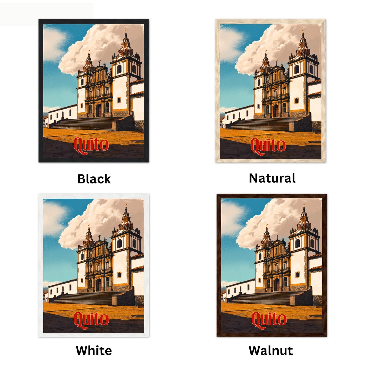 Quito Vintage Travel Poster - Timeless Charm