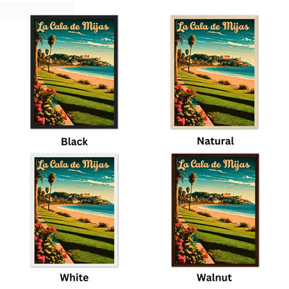 La Cala de Mijas Vintage Travel Poster - Coastal Days in Mijas