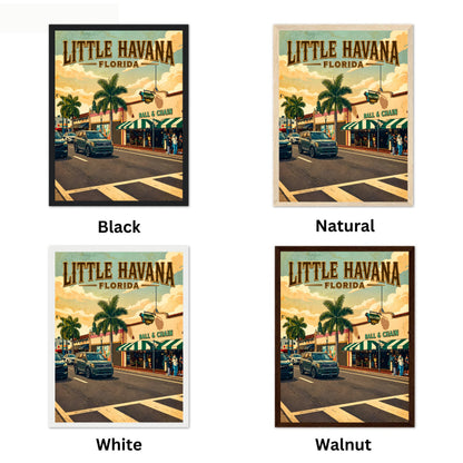 Little Havana Vintage Travel Poster -  Rhythm of Florida