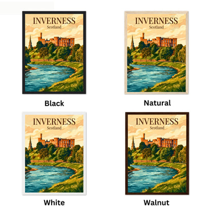 Inverness Vintage Travel Poster - Scotland Classics