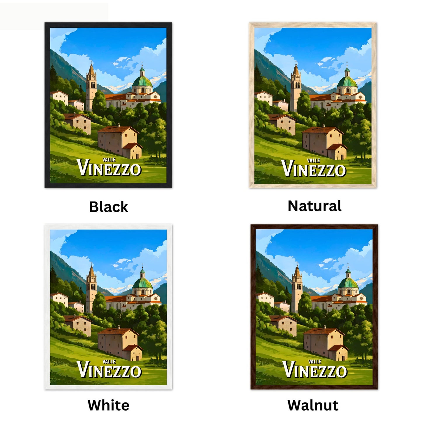 Valle Vigezzo, Italy Vintage Travel Poster