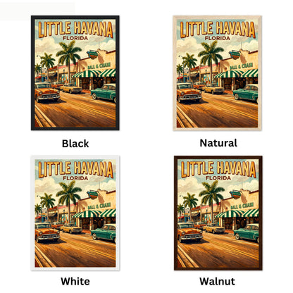 Little Havana Vintage Travel Poster -  Timeless Street
