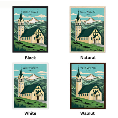 Valle Vigezzo, Italy Vintage Travel Poster - Hidden Treasure