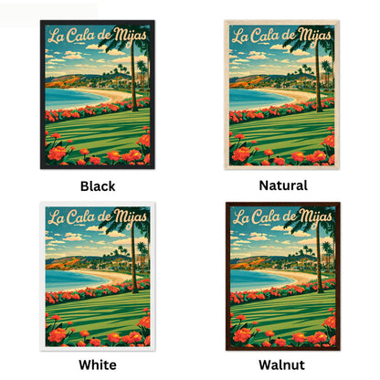 La Cala de Mijas Vintage Travel Poster - La Cala Breeze