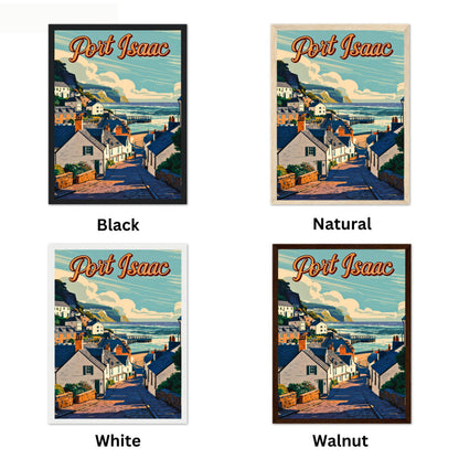 Port Isaac Vintage Travel Poster