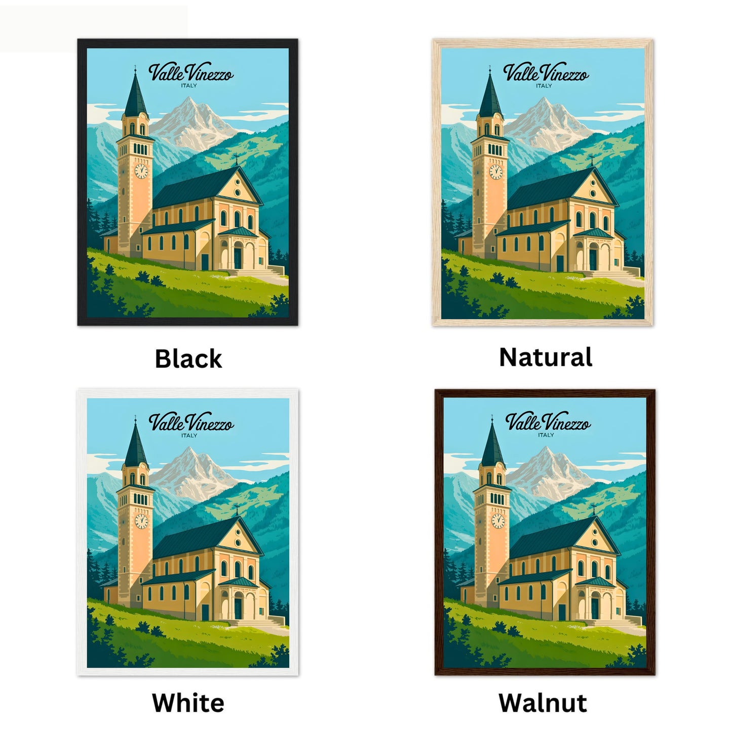 Valle Vigezzo Vintage Travel Poster - Captivating Valley in Italy