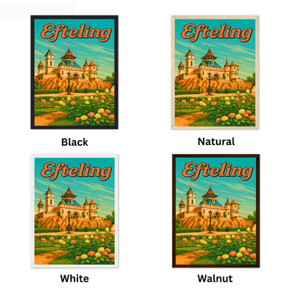 Efteling Vintage Travel Poster - Netherlands