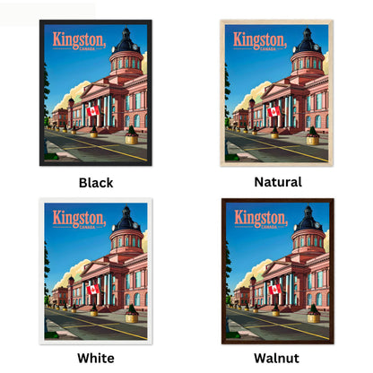 Kingston Vintage Travel Poster - Canada