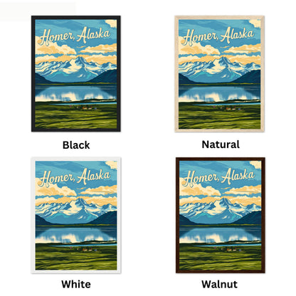 Homer Vintage Travel Poster - Discover Alaska’s Wild Beauty