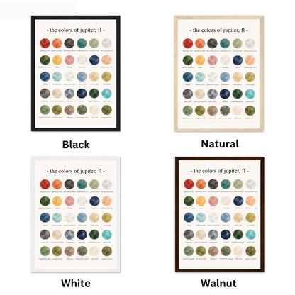 The Colors of Jupiter, FL - Watercolor Print