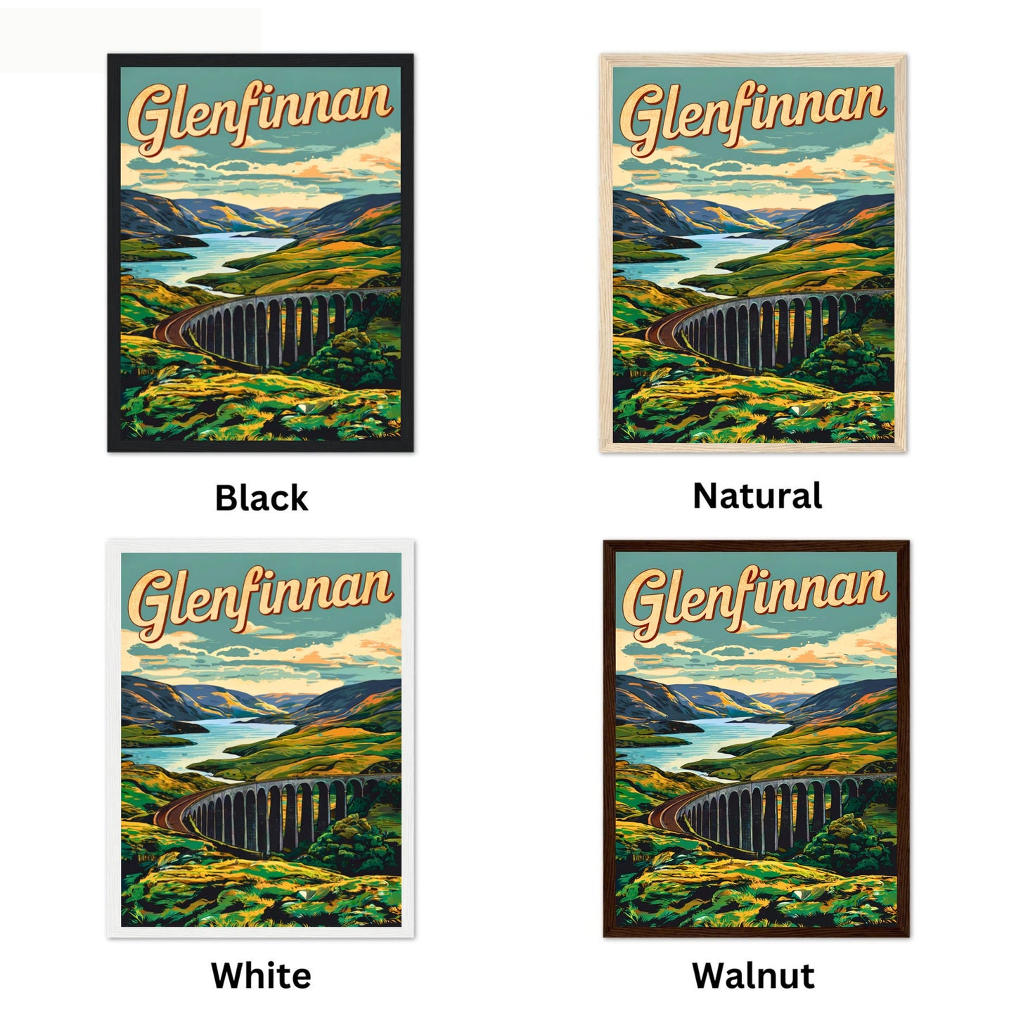Glinfennan Vintage Travel Poster