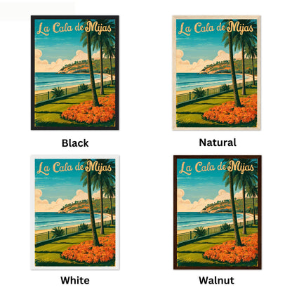 La Cala de Mijas Vintage Travel Poster - Spain