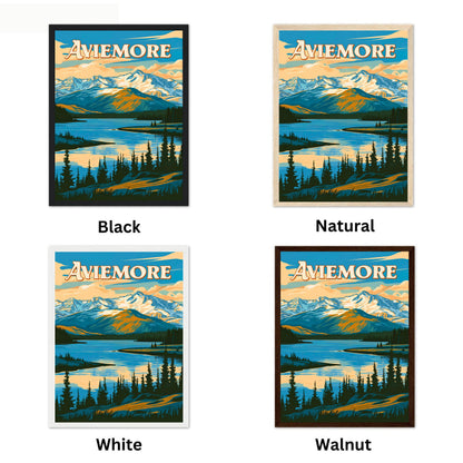 Aviemore Vintage Travel Poster - Nature’s Highland Gem