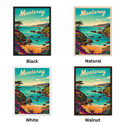 Monterey Vintage Travel Poster