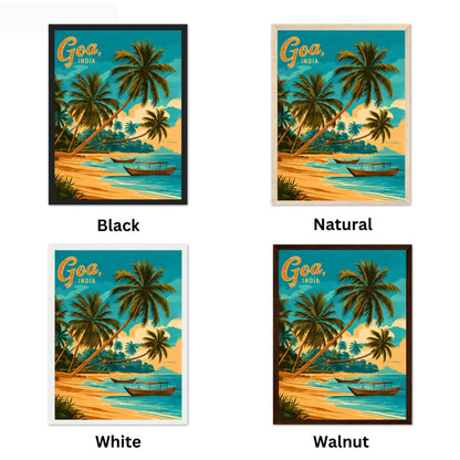 Goa Vintage Travel Poster