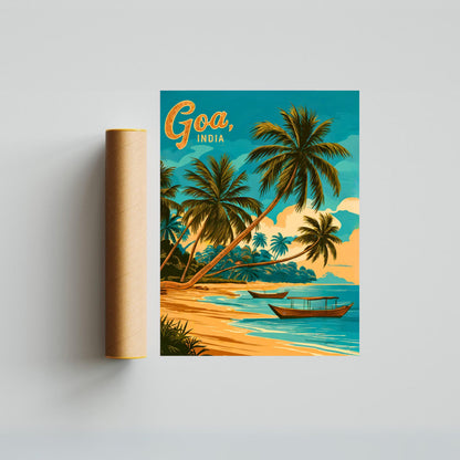 Goa Vintage Travel Poster