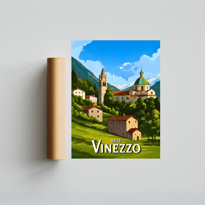 Valle Vigezzo, Italy Vintage Travel Poster