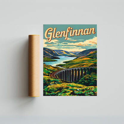 Glinfennan Vintage Travel Poster