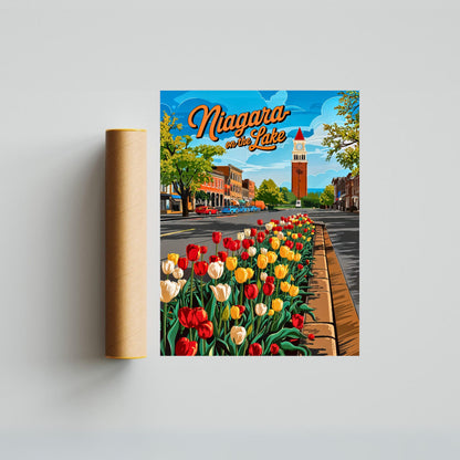 Niagara-on-the-Lake Vintage Travel Poster - Ontario