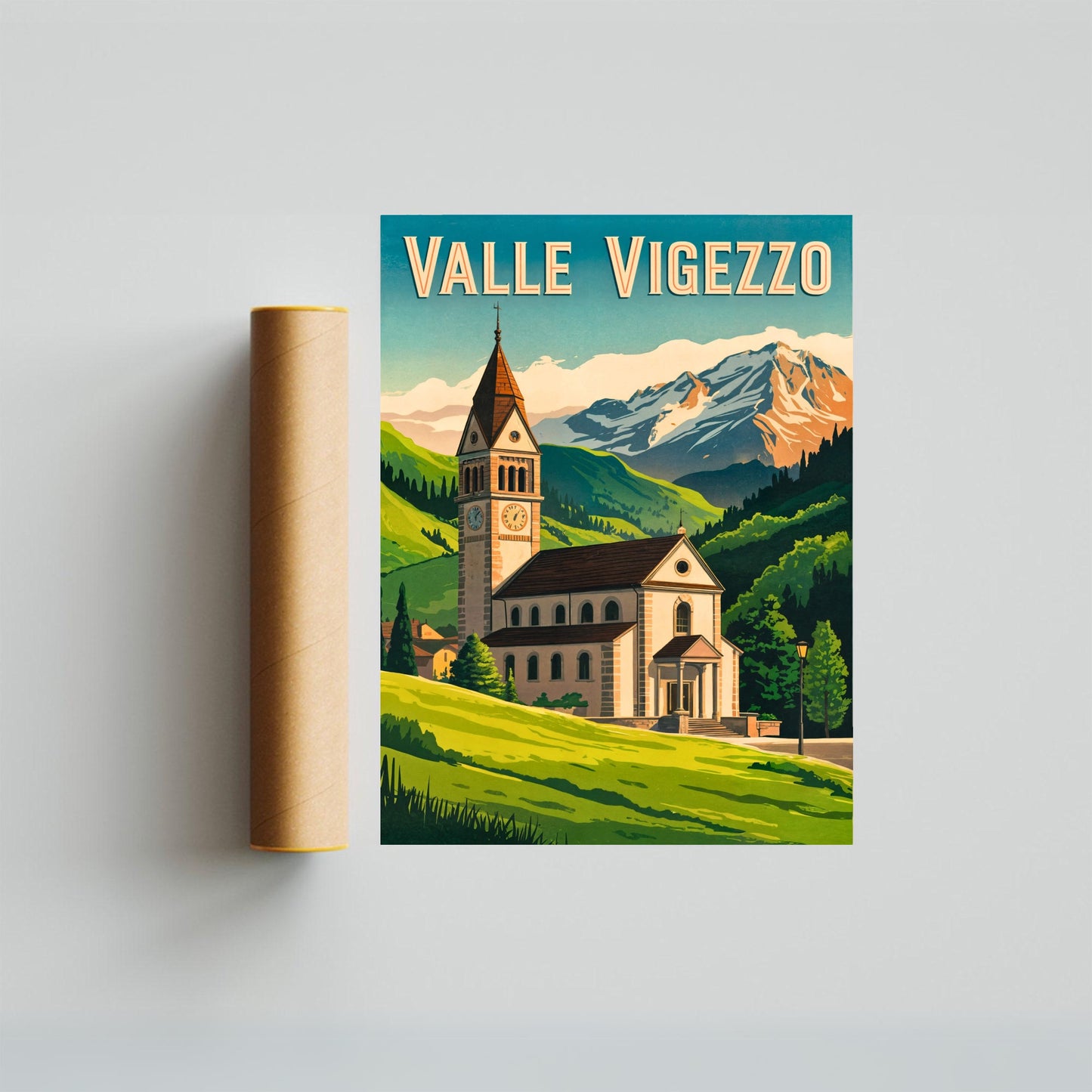 Valle Vigezzo Vintage Travel Poster - Nature’s Masterpiece