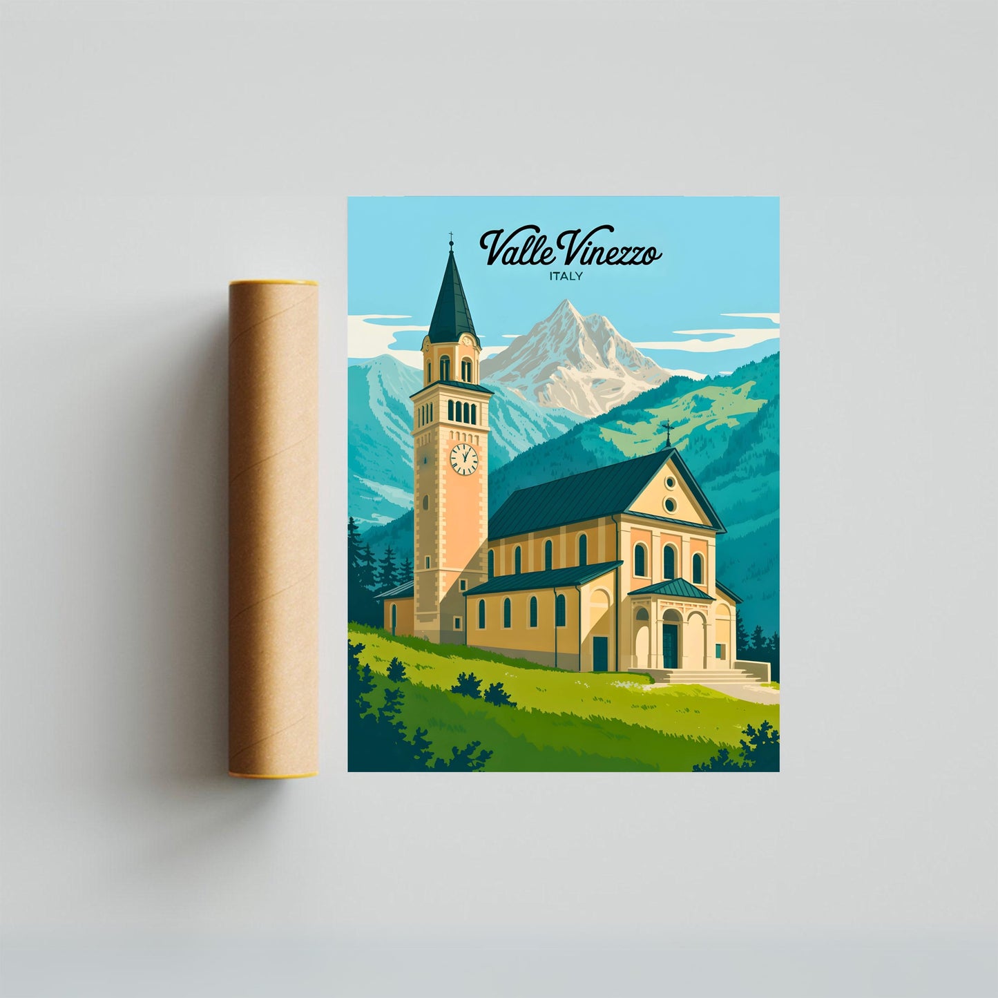 Valle Vigezzo Vintage Travel Poster - Captivating Valley in Italy