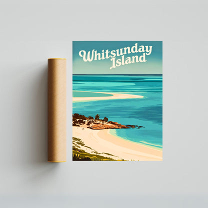Whitsunday Islands Travel Poster