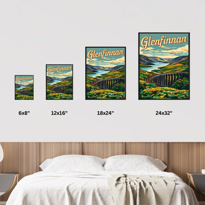 Glinfennan Vintage Travel Poster