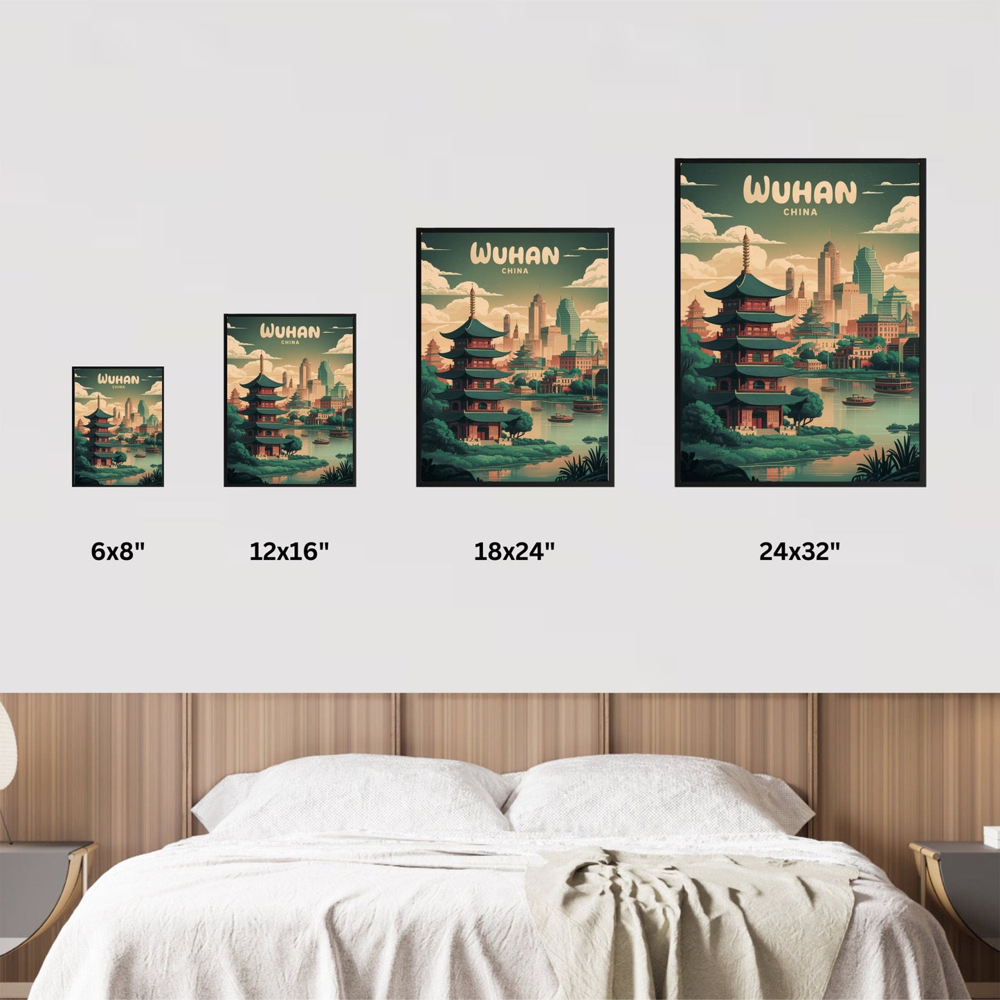 Wuhan Vintage Travel Poster