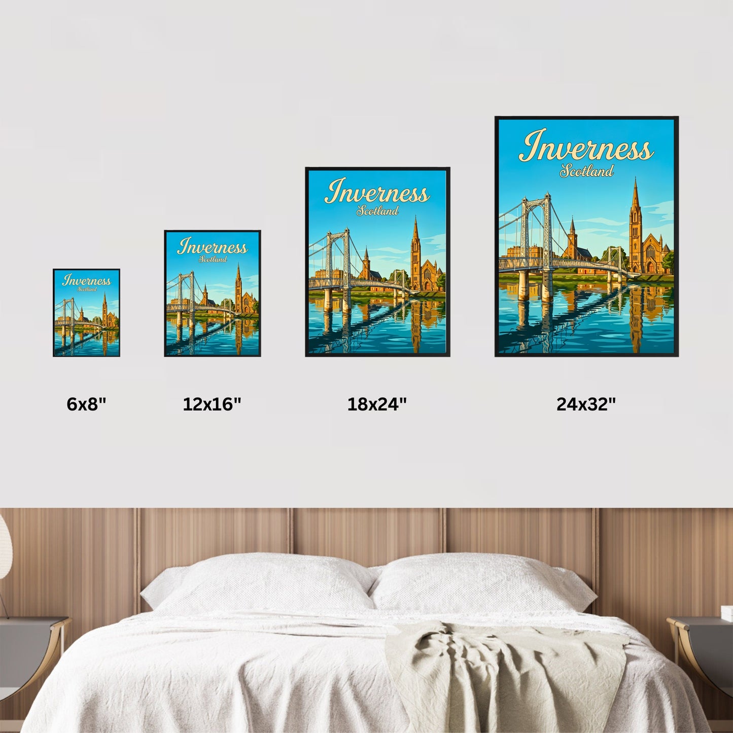 Inverness Vintage Travel Poster - River City