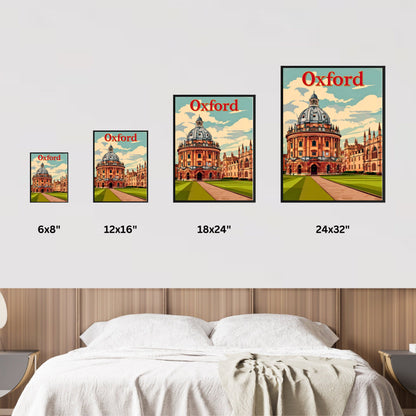 Oxford Vintage Travel Poster