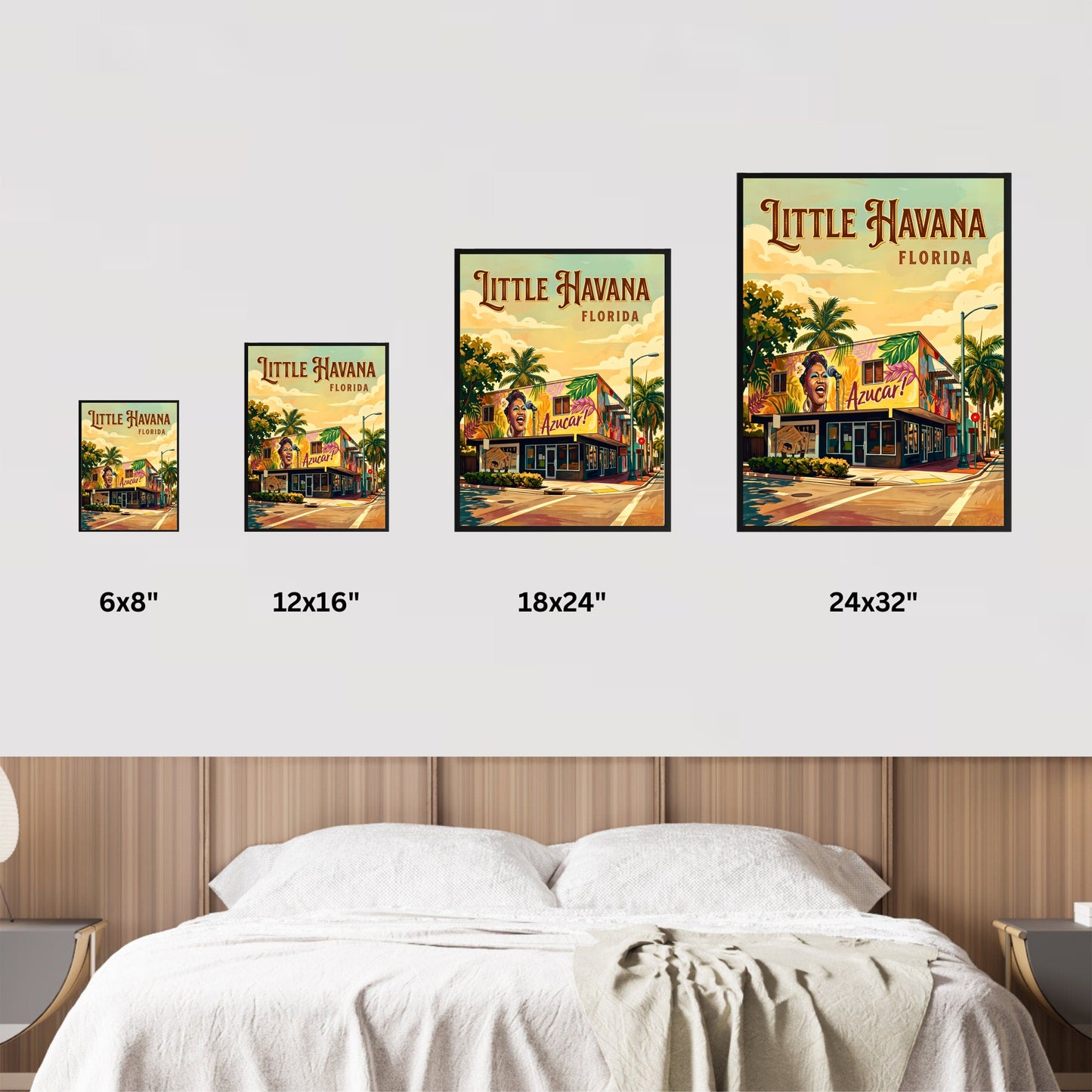 Little Havana Vintage Travel Poster -  Boulevard