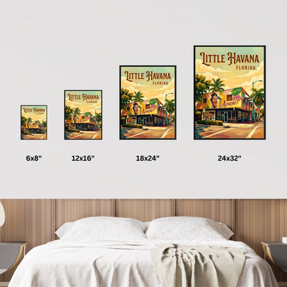 Little Havana Vintage Travel Poster -  Boulevard