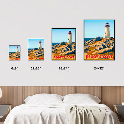 Peggy’s Cove Vintage Travel Poster - Canada