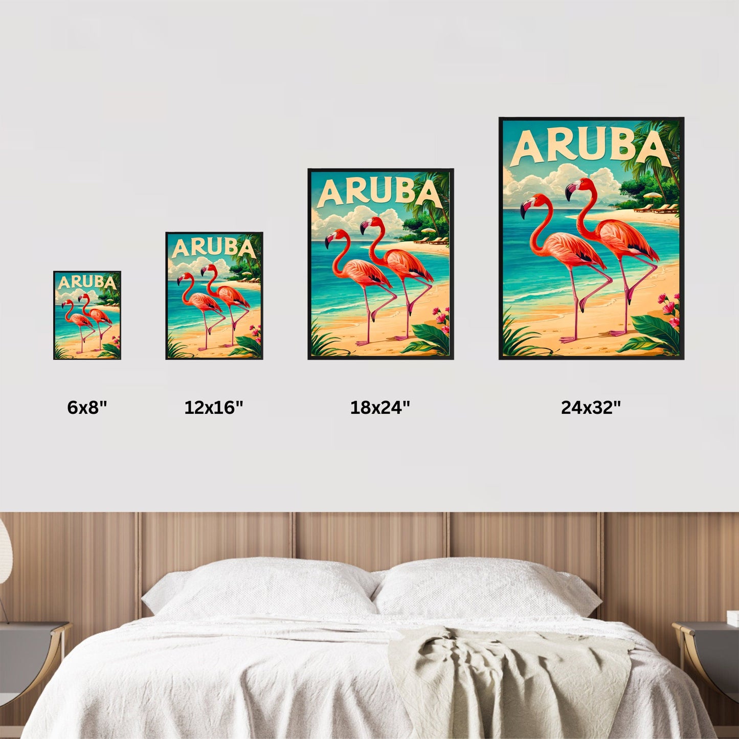 Aruba Vintage Travel Poster